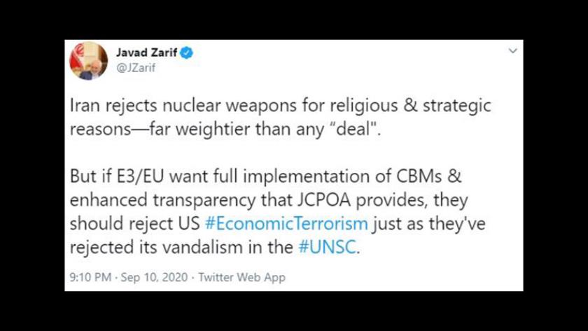 Iranpress: Europe should reject US