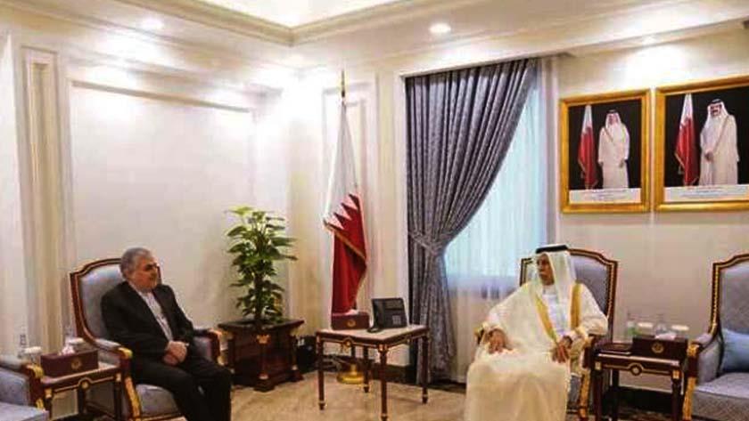 Iranpress: Iranian amb meets Qatari Parliament speaker
