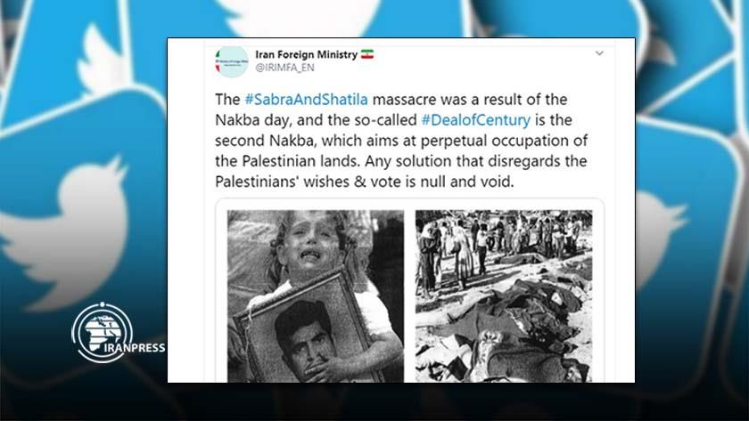 Iranpress: Iran rejects any solution disregarding Palestinians wishes, vote