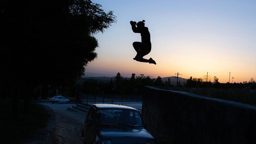 Iranpress: Iranian athlete crowns world parkour champion