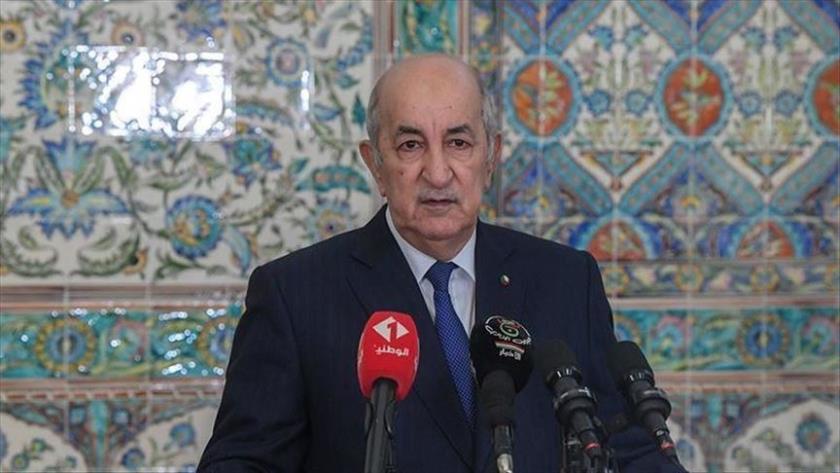 Iranpress: Algerian President emphasizes support for Palestinian cause