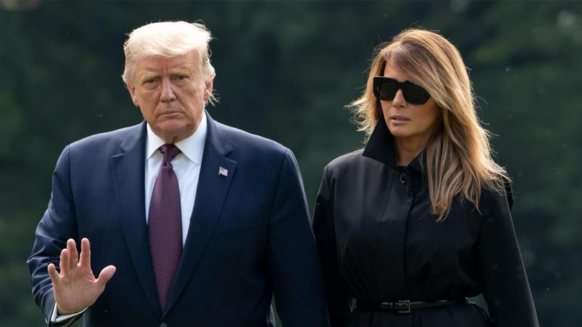 Iranpress: President Donald Trump and first lady Melania tested positive for COVID-19
