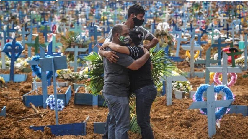 Iranpress: Brazil registers 599 new coronavirus deaths