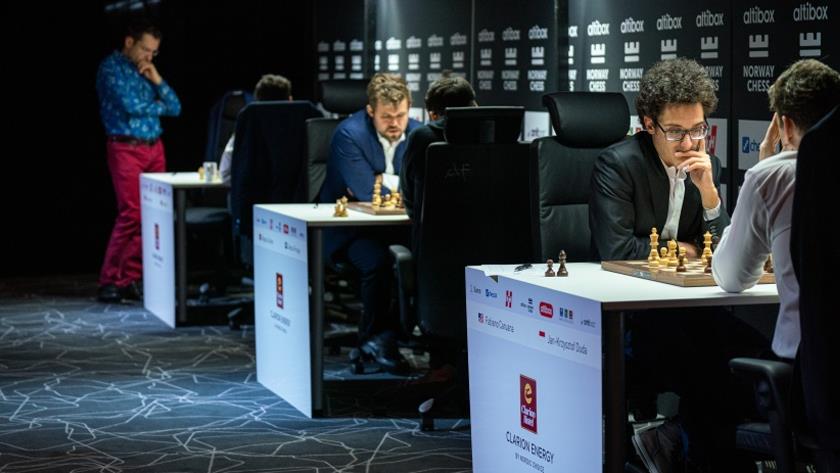 Iranpress: Norway Chess R02: Caruana shoots ahead