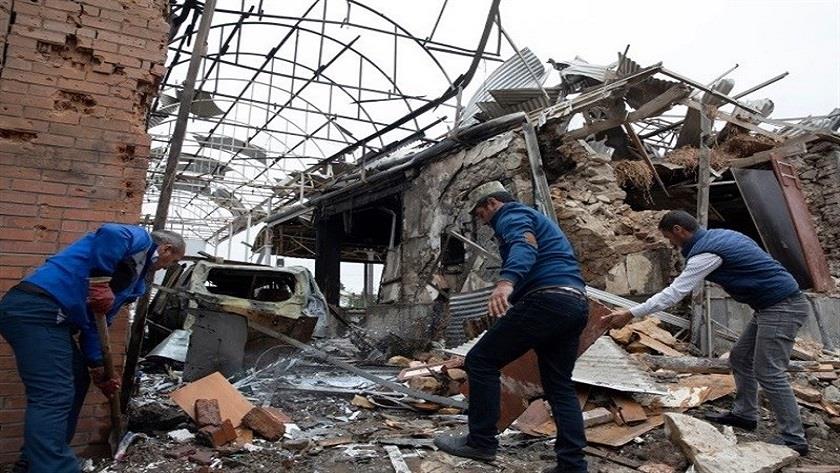 Iranpress: Baku says Armenian missiles hit two cities of Azerbaijan