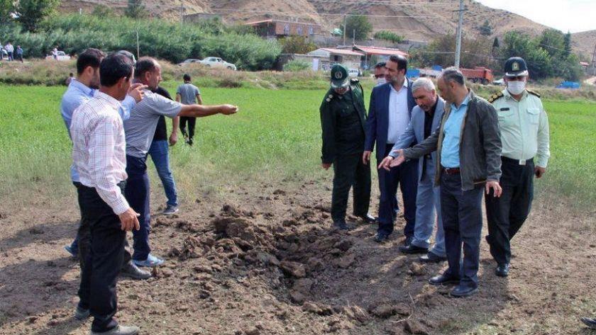 Iranpress: More than 70 rockets hit northwestern Iran today in the Nagorno-Karabakh conflict