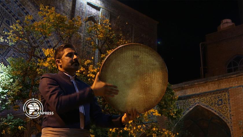 Iranpress: Celebrating birthday anniv. of Prophet Muhammad by Tambourine Playing in Kurdestan