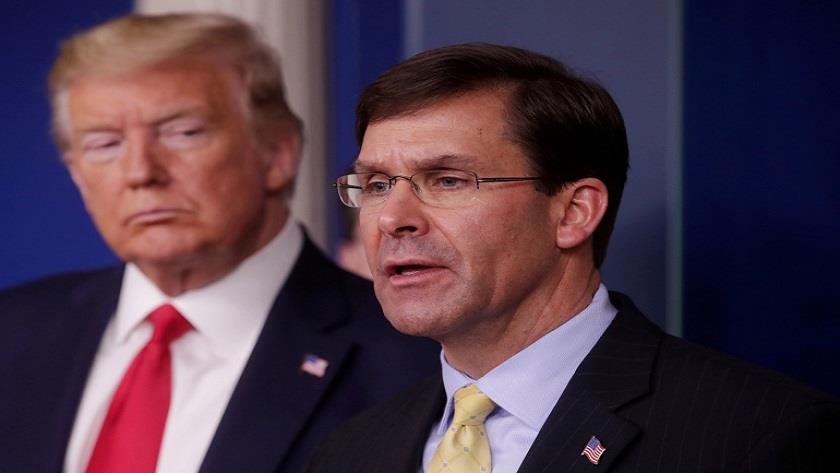 Iranpress: Donald Trump fires US Secretary of Defense Mark Esper