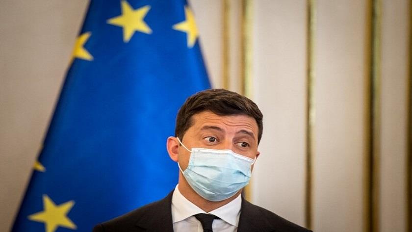 Iranpress: Ukrainian President Zelensky tested positive for Covid-19