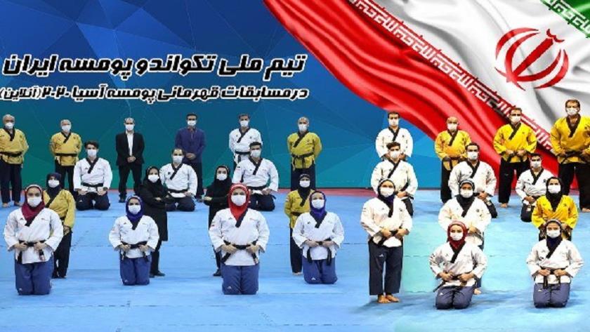 Iranpress: Iran grabs 17 medals in Online 2020 Asia Taekwondo Poomsae Championships