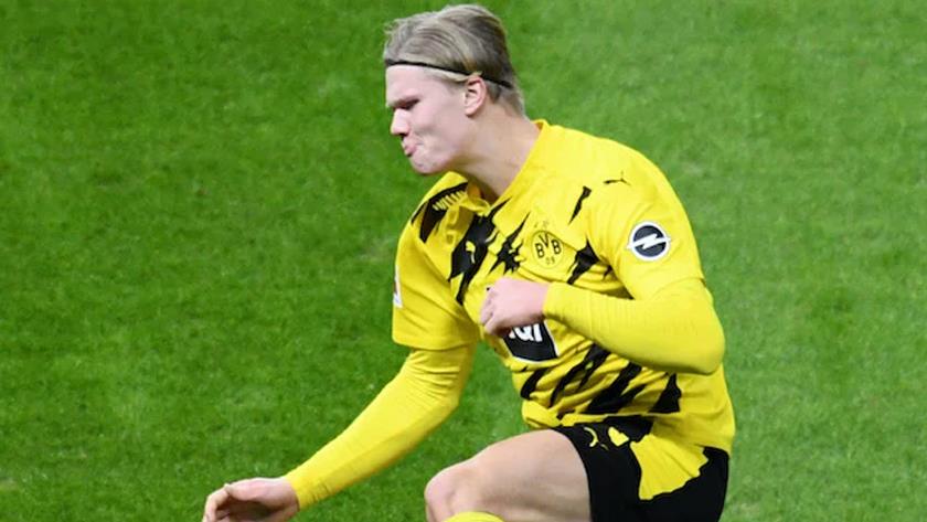 Iranpress: Haaland breaks Champions League goalscoring record