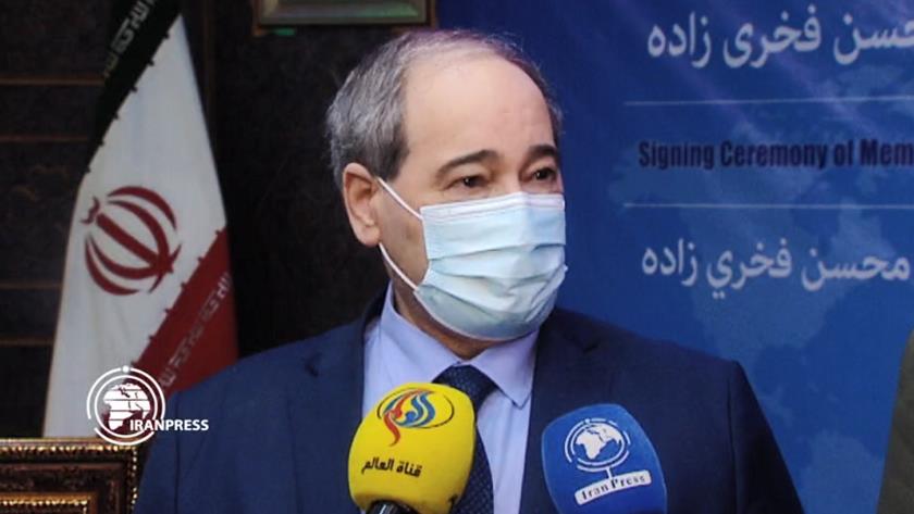 Iranpress: Perpetrators of Fakhrizadeh assassination must be held accountable: Syrian FM