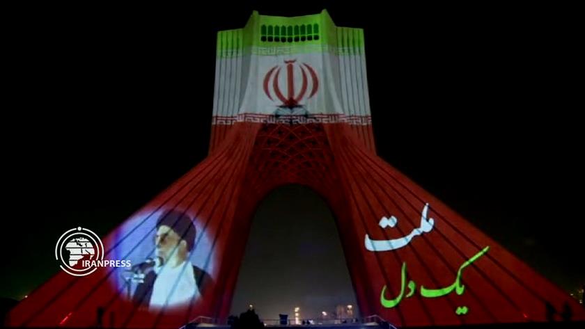 Iranpress: 3d lighting of Tehran