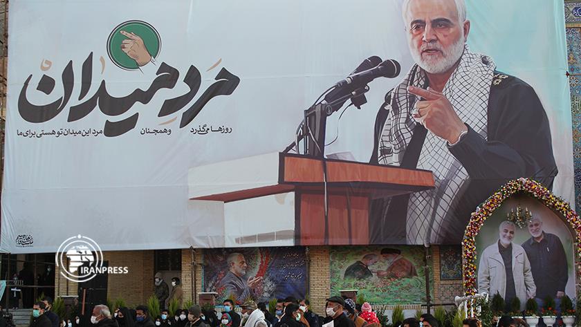Iranpress: Martyrdom anniversary of Lt Gen Soleimani held in SE Iran