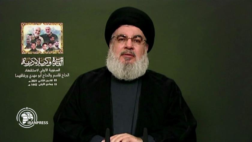 Iranpress: Some claimed Haj Ghasem, Usama bin Laden, and I created ISIS, Look at the level of stupidity: Nasrollah (Update)