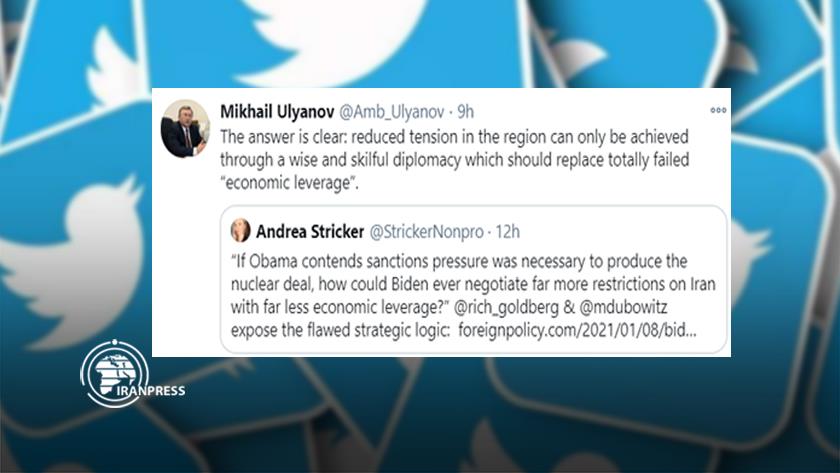Iranpress: Russia calls for wise diplomacy on Iran