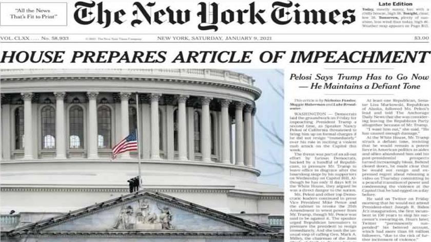 Iranpress: World Newspapers: House prepares articles of impeachment