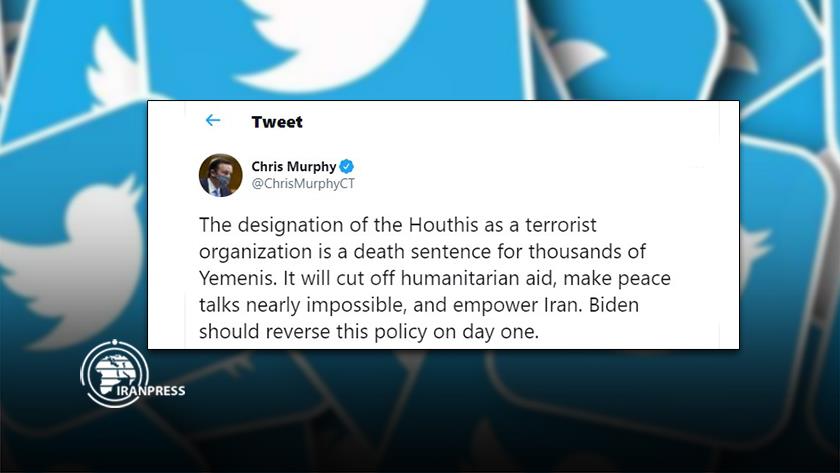 Iranpress: Designation of Houthis as a terrorist organization empowers Iran: Senator