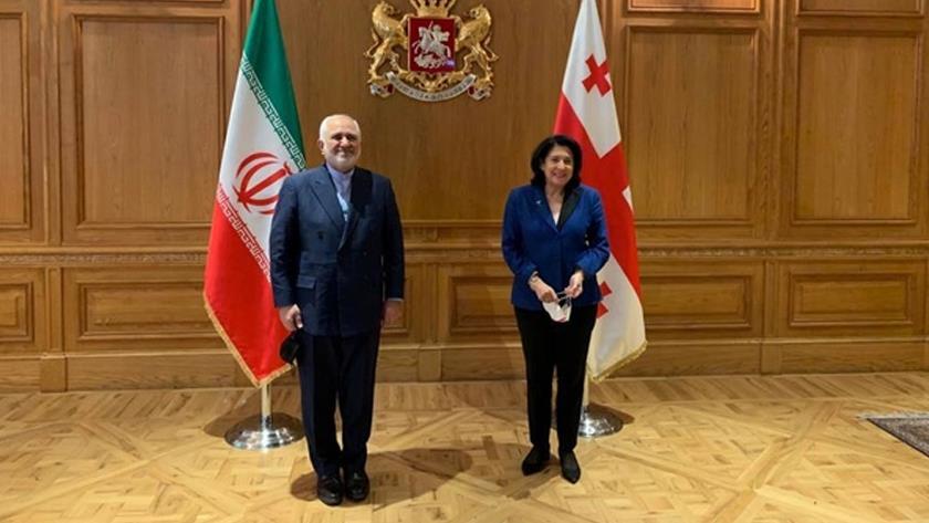 Iranpress: Zarif: Iran, Georgia boosting ties