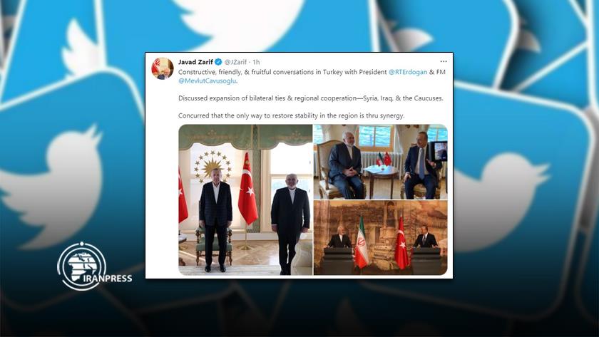 Iranpress: Zarif: Only way to restore stability to region is through cooperation