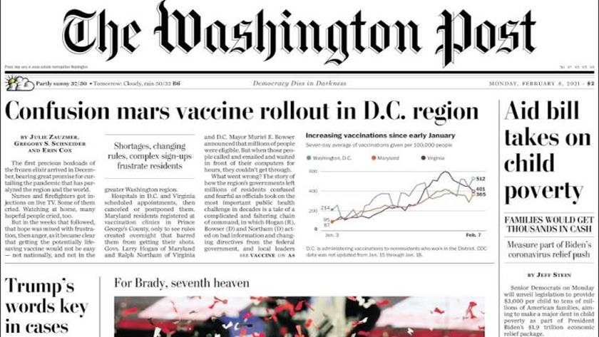 Iranpress: World Newspapers: Confusion mars vaccine rollout in DC region