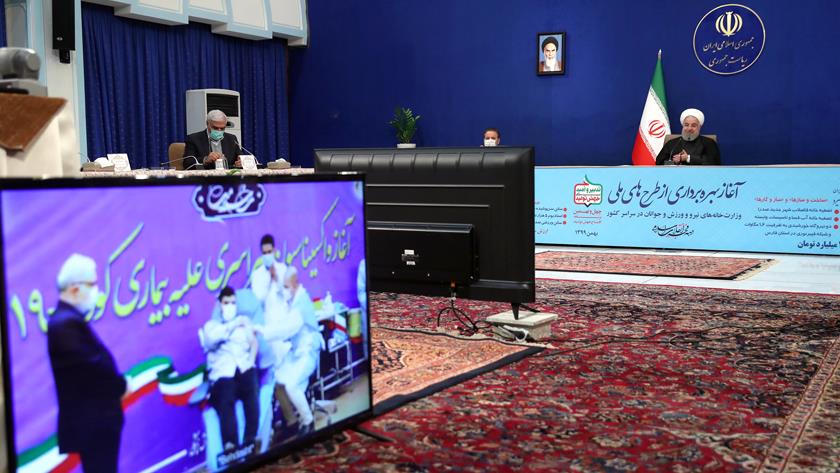 Iranpress: Rouhani: We build trust for vaccination