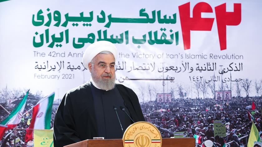 Iranpress: Resistance of Iranian nation defeats Trump: President Rouhani 