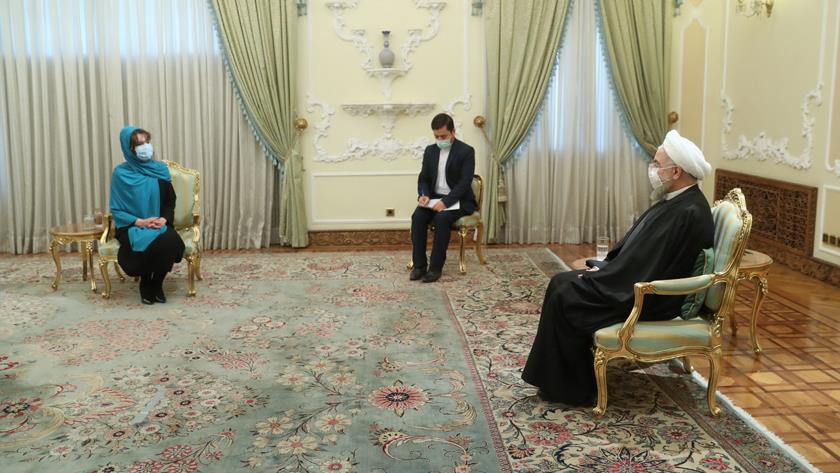 Iranpress: Rouhani: Iran determined for cooperation with Bolivia