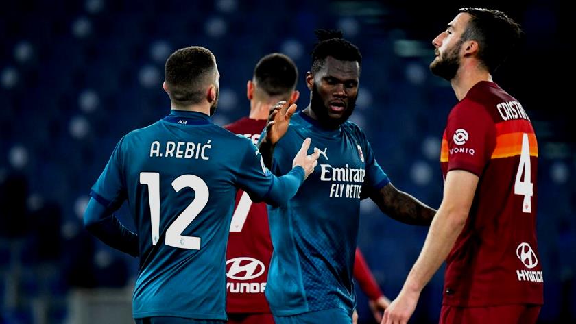 Iranpress: Roma 1-2 Milan, a big away win at Roma