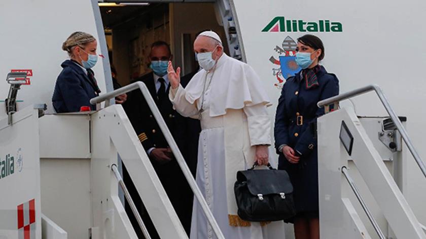 Iranpress: Pope Francis leaves Rome for Iraq