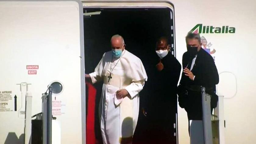 Iranpress: Pope Francis arrives in Erbil