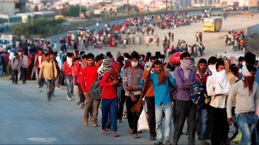 Iranpress: Indian jobless worker walks 7 months to get home