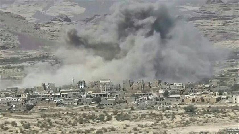 Iranpress: Saudis pounds grain strores in Yemen