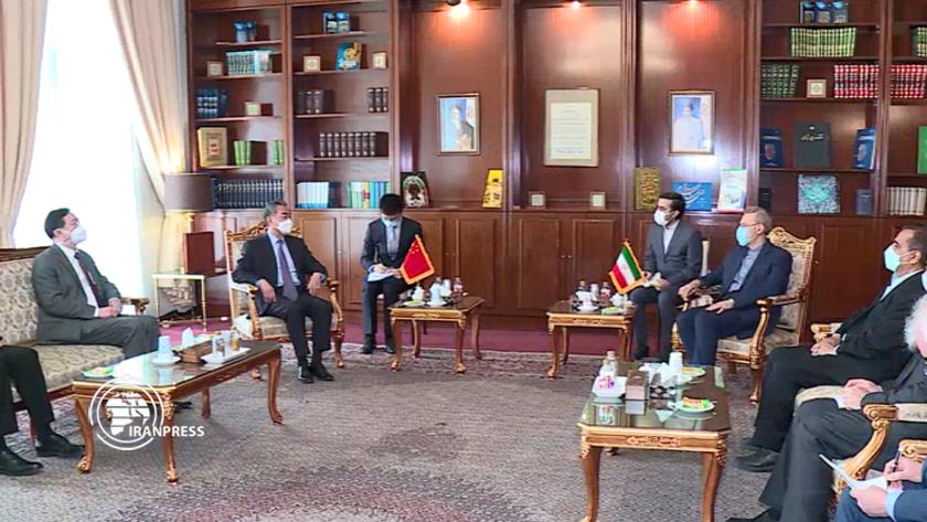Iranpress: Chinese Foreign Minister meets Ali Larijani