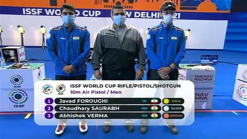 Iranpress: Iranian shooter ranks 1st in India