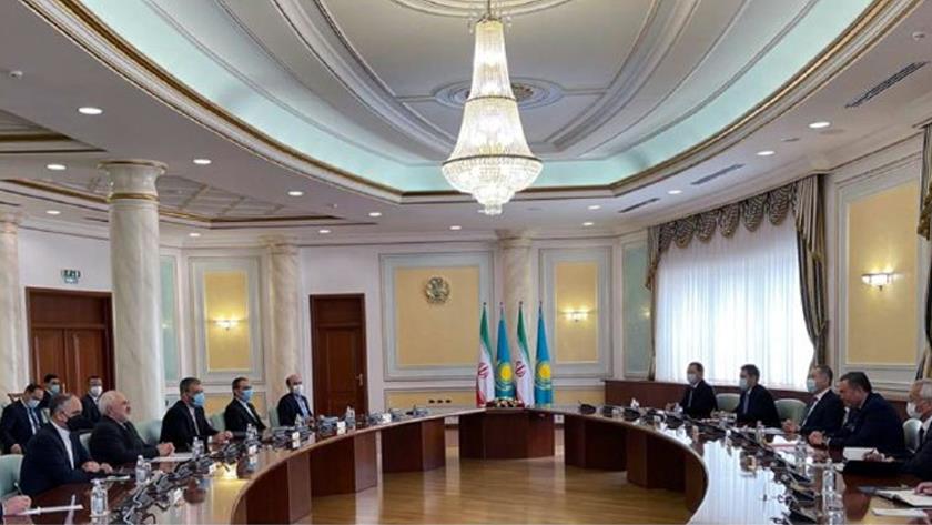 Iranpress: Zarif: We hope negotiations to draw baseline in Caspian Sea will be concluded soon