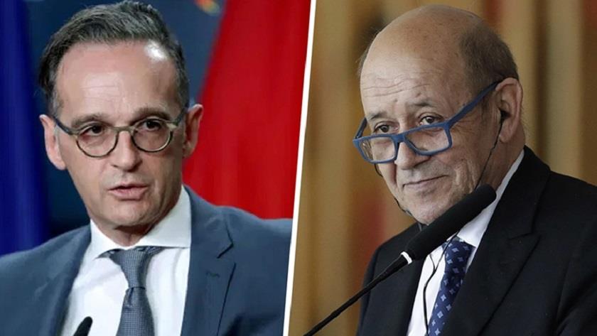 Iranpress: French, German Foreign Ministers confer on JCOPA
