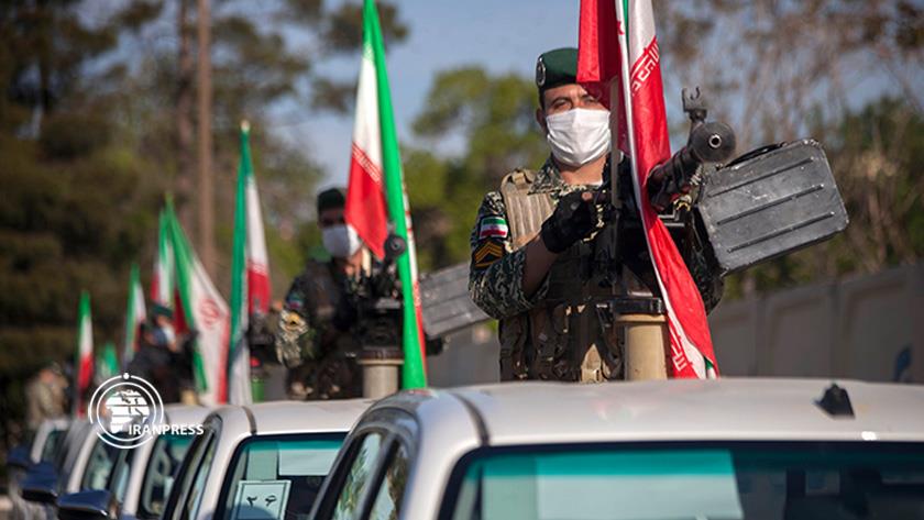 Iranpress: Army Day; display of authority in Kermanshah motorcade parade 