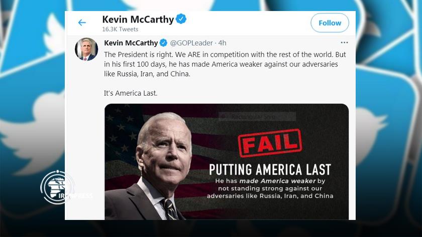 Iranpress: Biden has made America weaker: Congress member