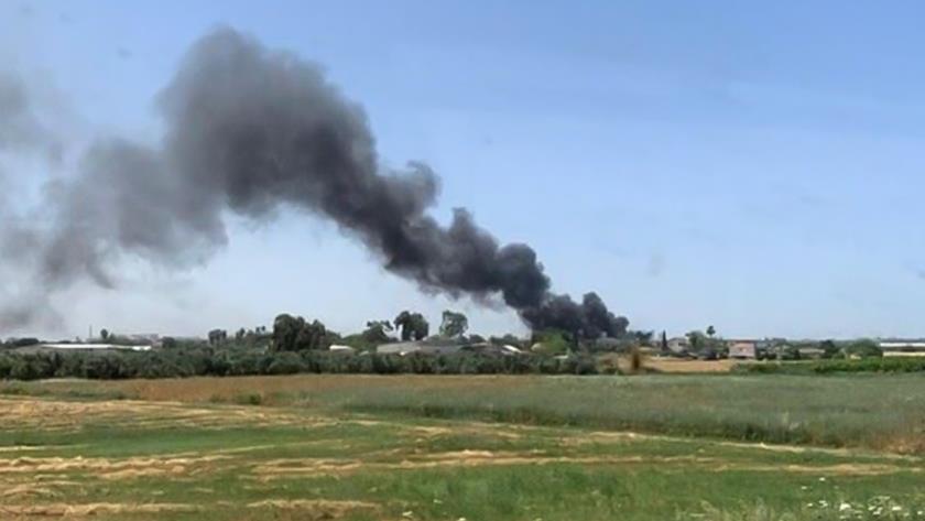 Iranpress:  Widespread fire breaks out near Ben Gurion Airport, Israel