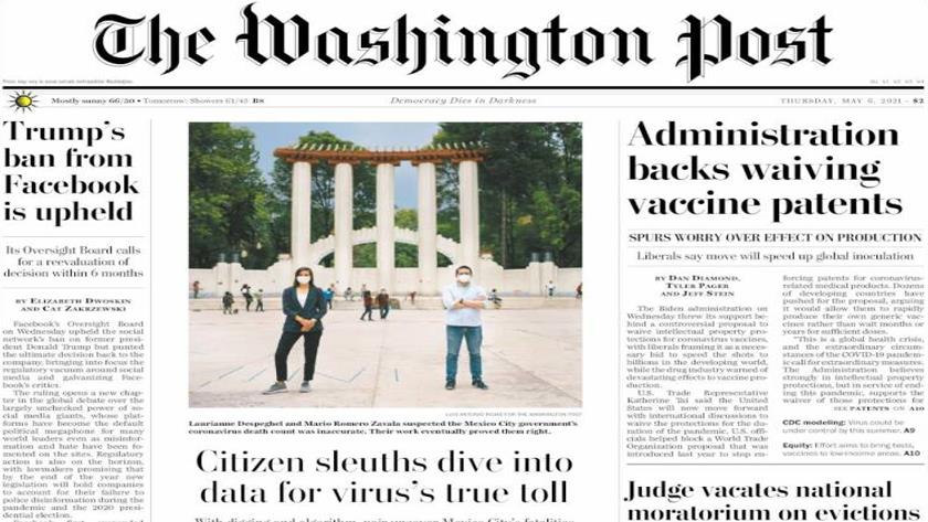 Iranpress: World Newspapers: Trump’s ban from Facebook is upheld
