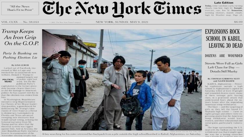 Iranpress: World Newspapers: Explosions rock school in kabul leaving 55 dead