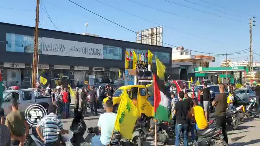 Iranpress: Lebanese youth express support for Palestinian resistance