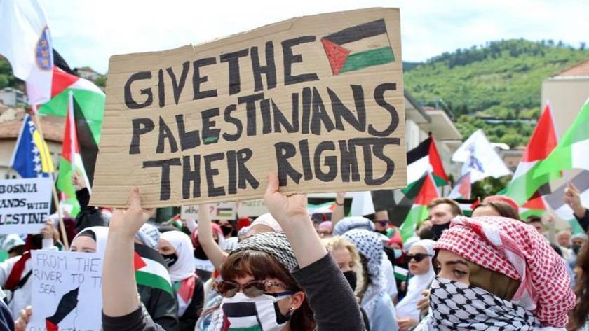 Iranpress: 2nd pro-Palestinian rally in Sarajevo since Gaza conflict