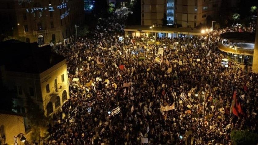 Iranpress: Protests against Netanyahu continue in occupied territories