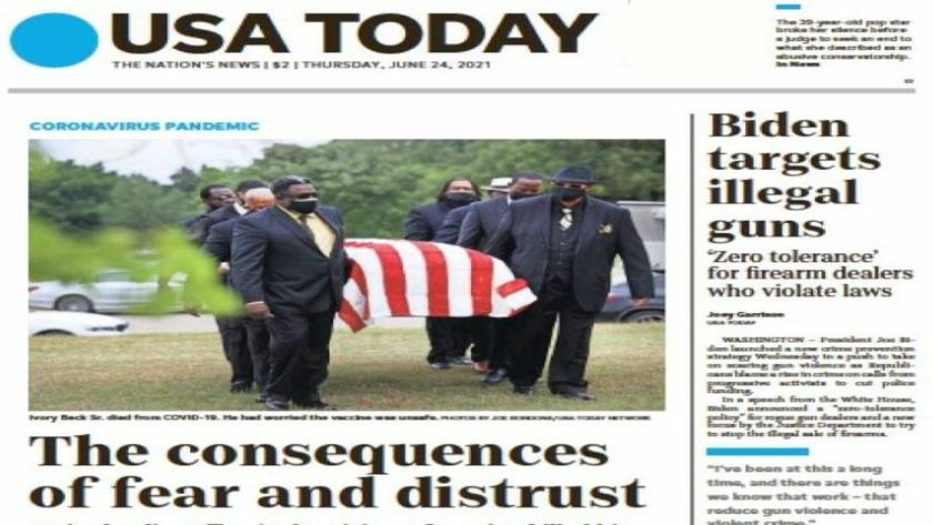 Iranpress: World Newspapers: Biden targets illegal guns