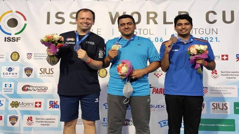 Iranpress: Iran’s Foroughi claims gold at Croatia Shooting World Cup