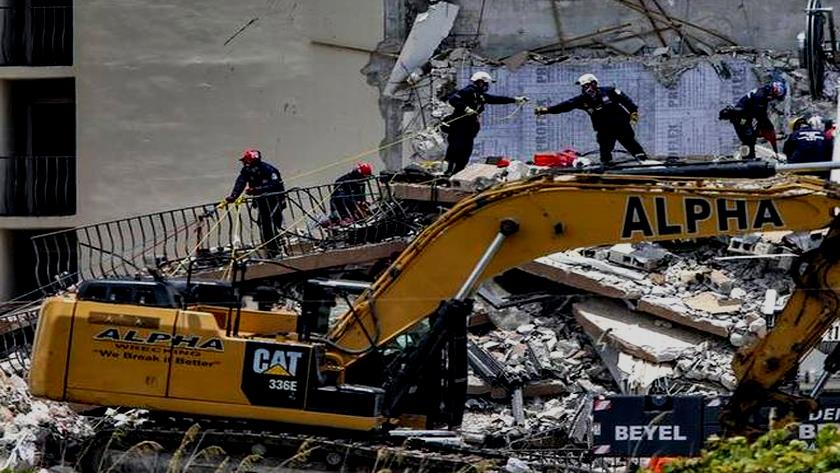 Iranpress: Death toll climbs to five, dozens missing at collapsed Florida building