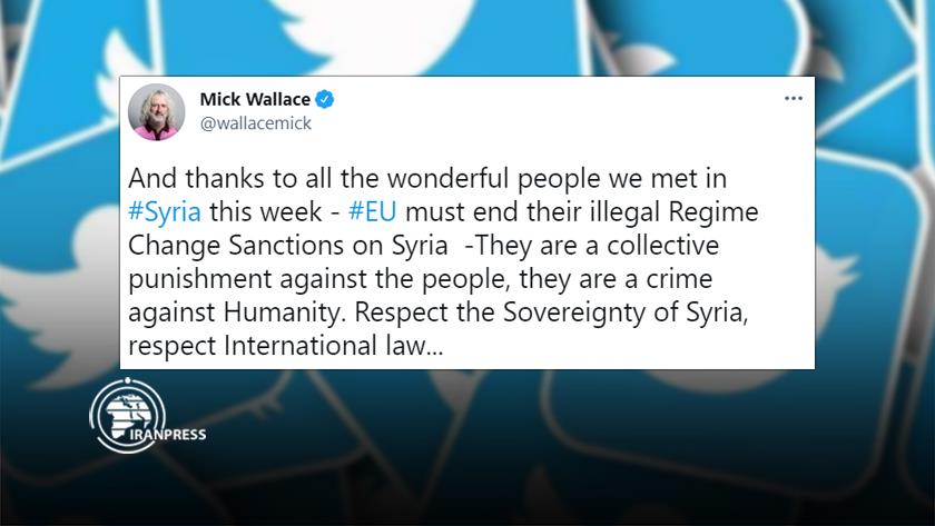 Iranpress: Sanctions on Syria crime against humanity: EU parliament member