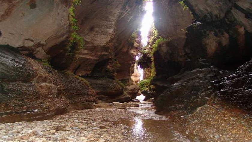 Iranpress: Spring in hot summer; Where is Zingan cave?